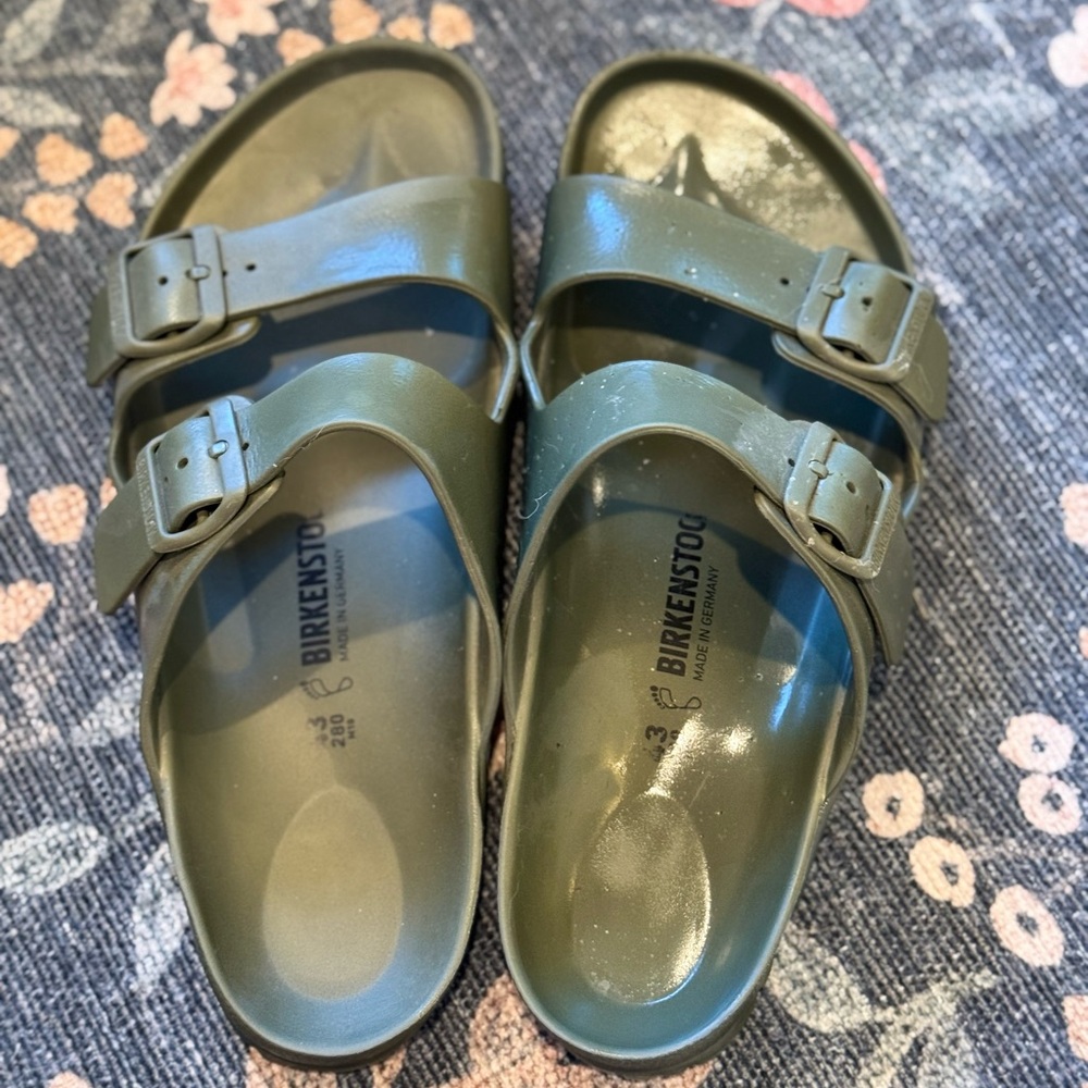 Birkenstock Olive Green Men’s Foam Sandals